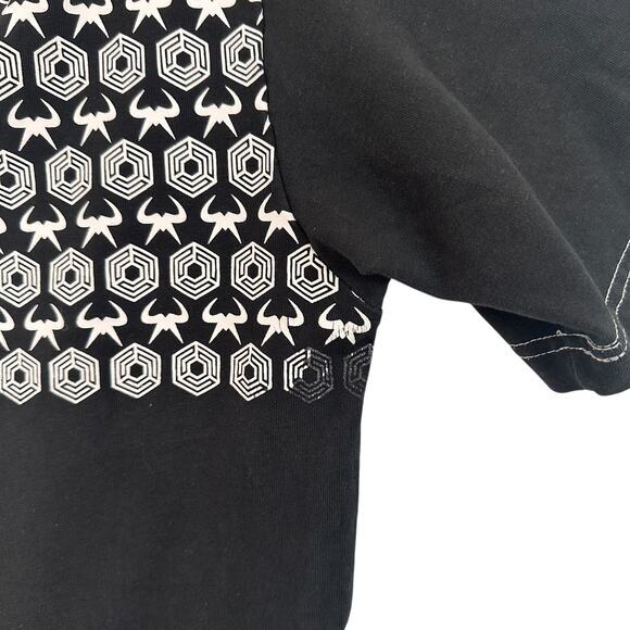 A7 Bar Grip Shirt XL Black Never Say Die Powerlifting Gym Tee Grip Back Logo - Picture 9 of 12